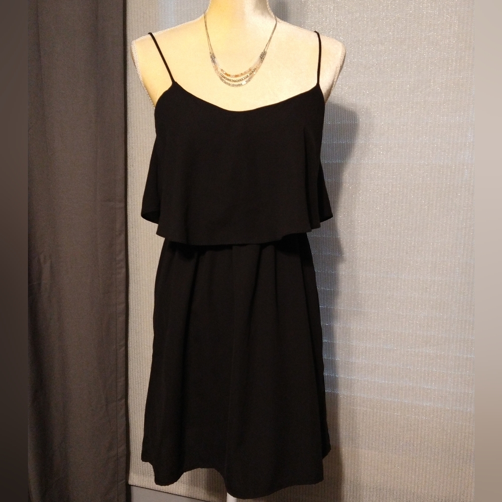 Color Me Red/ Black Spaghetti Strap